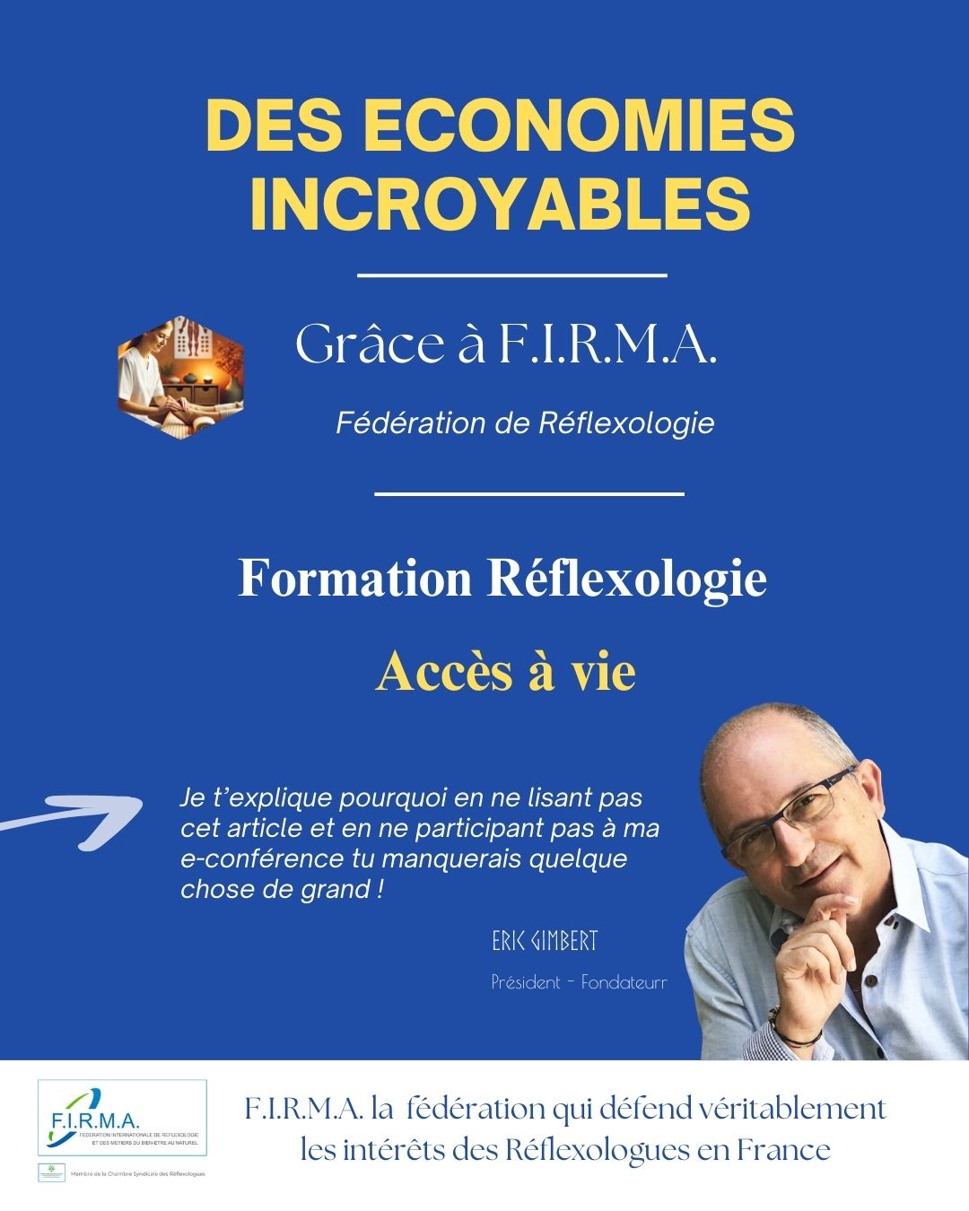 Grâce à F.I.R.M.A., tu peux te former en réflexologie à un tarif incroyablement accessible...